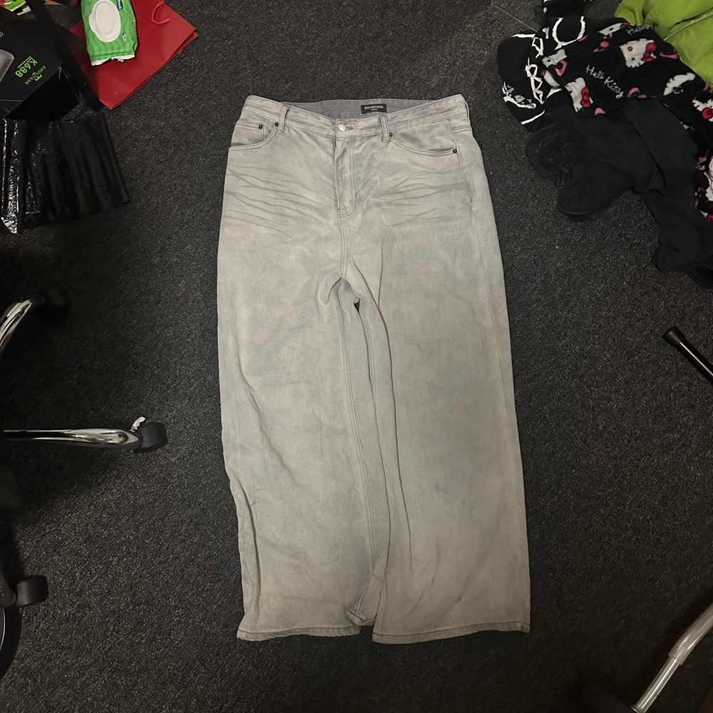 Balenciaga Light Gray Women's Jeans